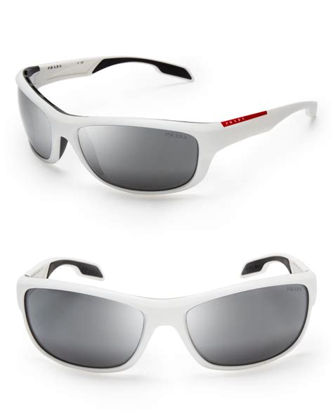 prada white sunglasses men|prada designer sunglasses for men.